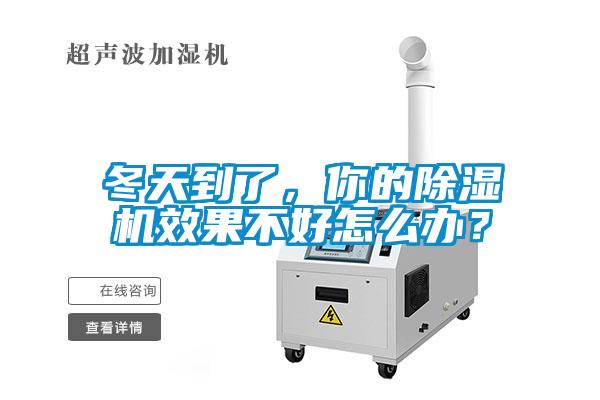 冬天到了，你的除濕機效果不好怎么辦？