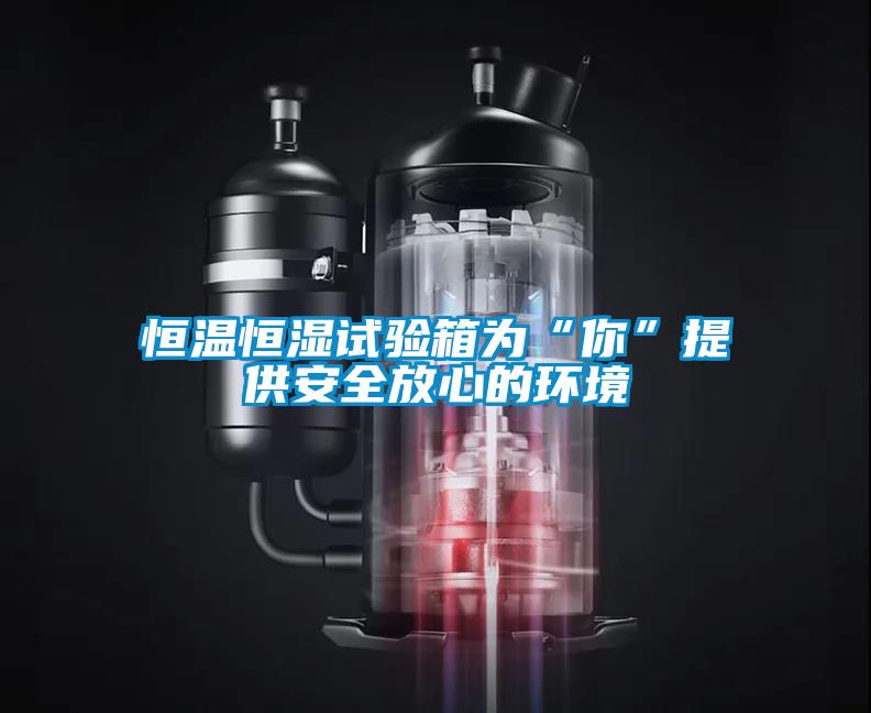 恒溫恒濕試驗箱為“你”提供安全放心的環境
