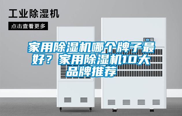 家用除濕機哪個牌子最好？家用除濕機10大品牌推薦