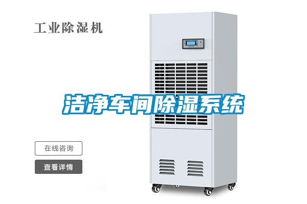 潔凈車間除濕系統