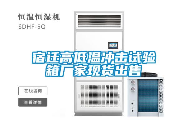 宿遷高低溫沖擊試驗箱廠家現貨出售