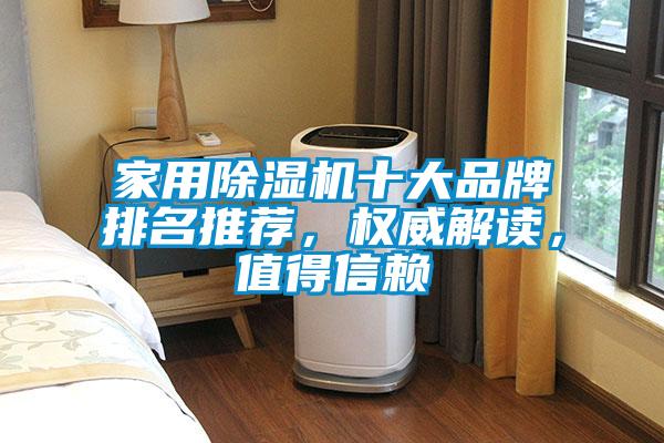 家用除濕機十大品牌排名推薦，權威解讀，值得信賴