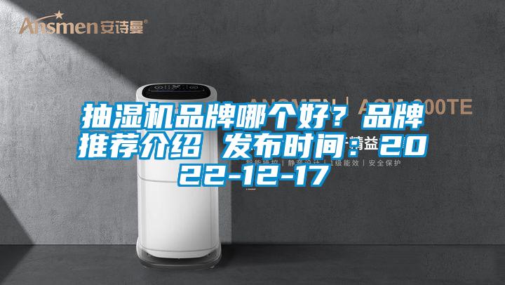 抽濕機品牌哪個好？品牌推薦介紹 發布時間：2022-12-17