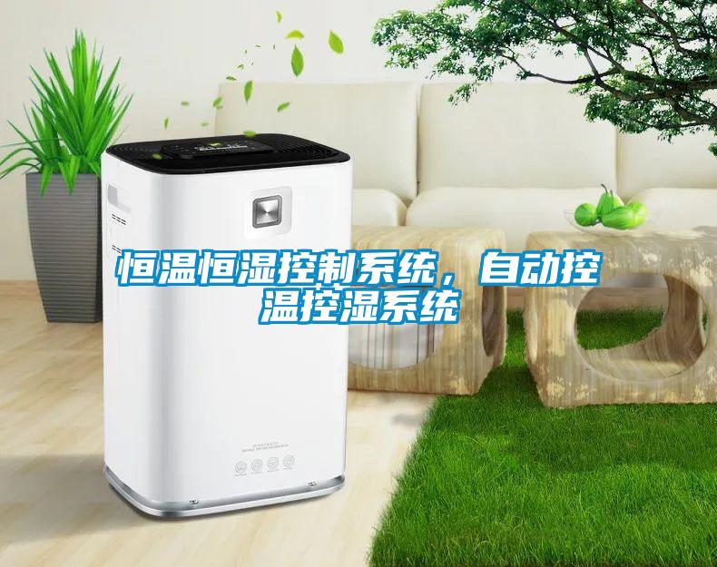 恒溫恒濕控制系統，自動控溫控濕系統