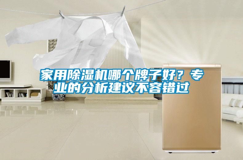家用除濕機哪個牌子好？專業的分析建議不容錯過