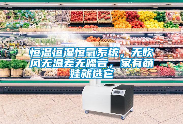 恒溫恒濕恒氧系統，無吹風無溫差無噪音，家有萌娃就選它