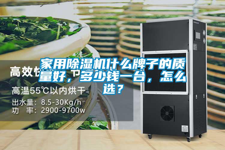 家用除濕機什么牌子的質量好，多少錢一臺，怎么選？