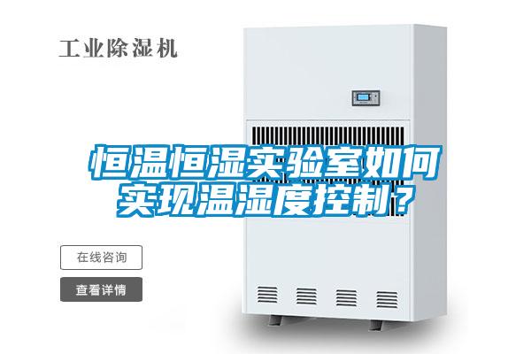 恒溫恒濕實驗室如何實現溫濕度控制？