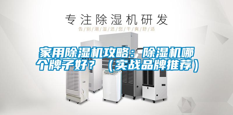 家用除濕機攻略：除濕機哪個牌子好？（實戰品牌推薦）