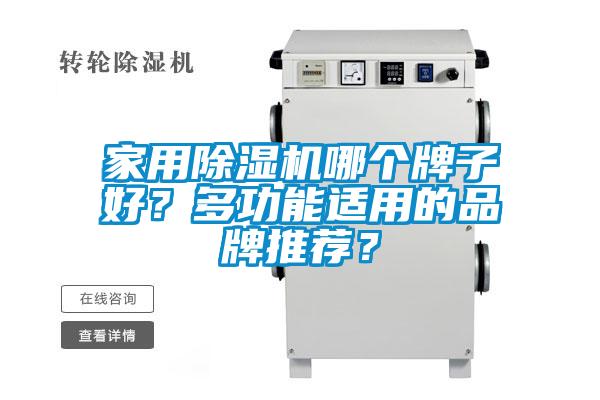 家用除濕機哪個牌子好？多功能適用的品牌推薦？