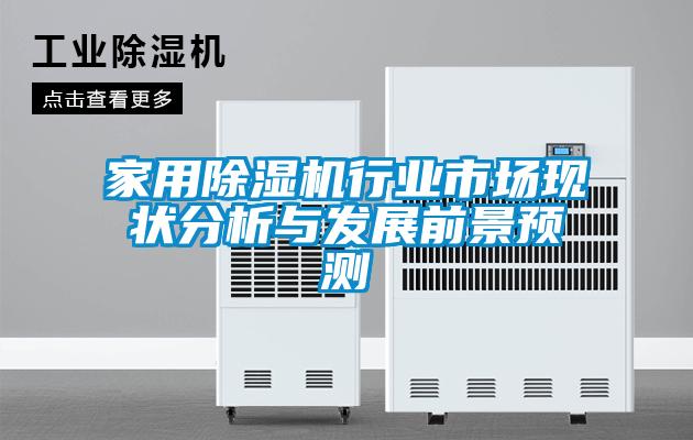 家用除濕機行業市場現狀分析與發展前景預測