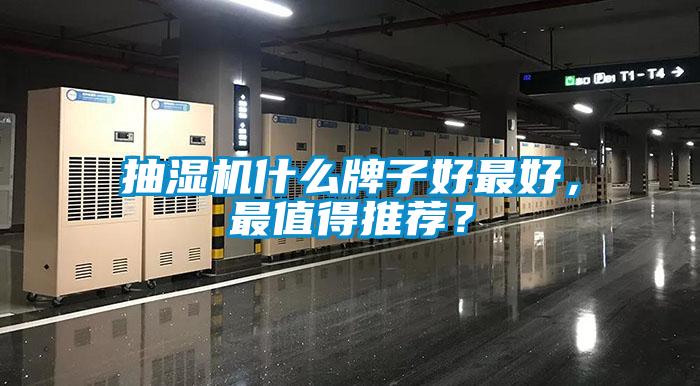 抽濕機什么牌子好最好，最值得推薦？