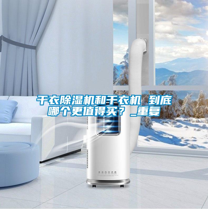 干衣除濕機和干衣機 到底哪個更值得買？_重復