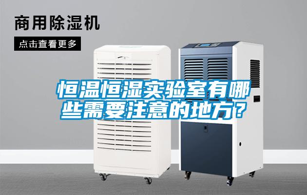 恒溫恒濕實驗室有哪些需要注意的地方？