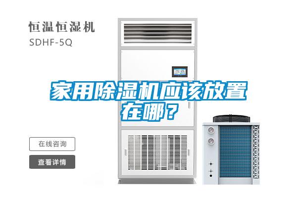 家用除濕機應該放置在哪？