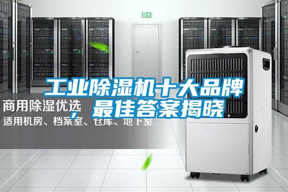 工業除濕機十大品牌，最佳答案揭曉