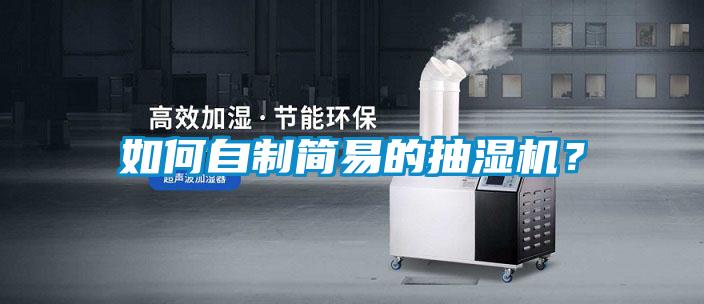 如何自制簡易的抽濕機？