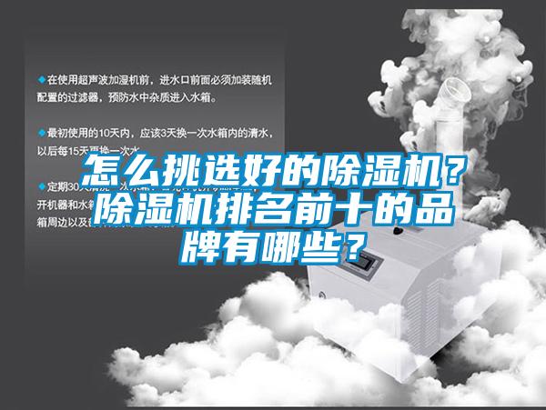 怎么挑選好的除濕機？除濕機排名前十的品牌有哪些？