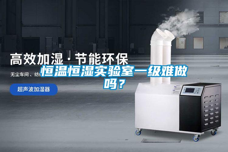 恒溫恒濕實驗室一級難做嗎？