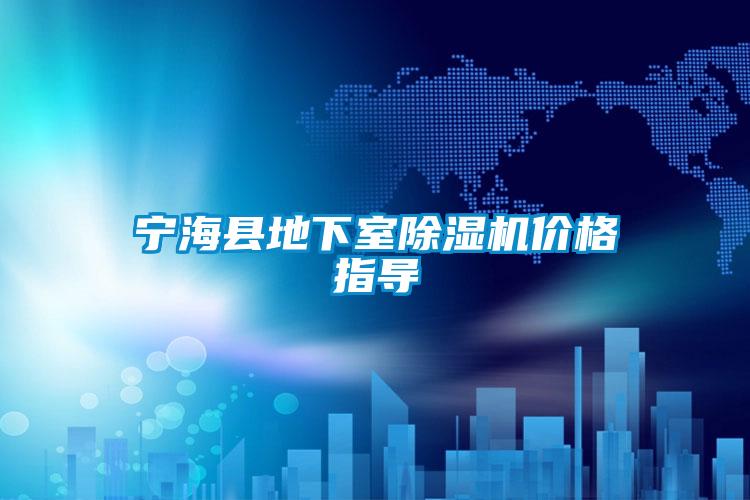寧?？h地下室除濕機價格指導