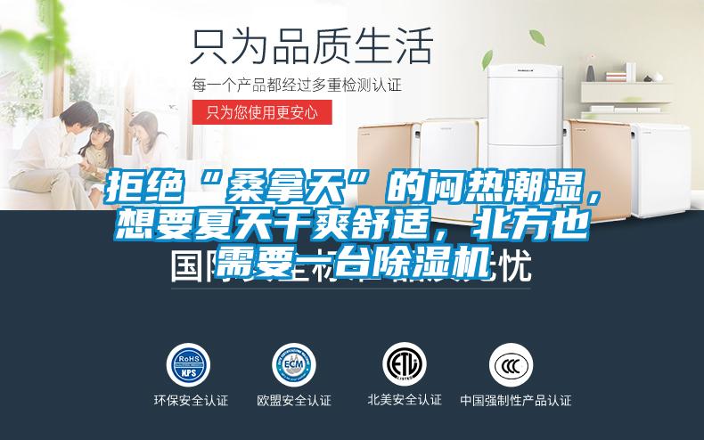 拒絕“桑拿天”的悶熱潮濕，想要夏天干爽舒適，北方也需要一臺除濕機