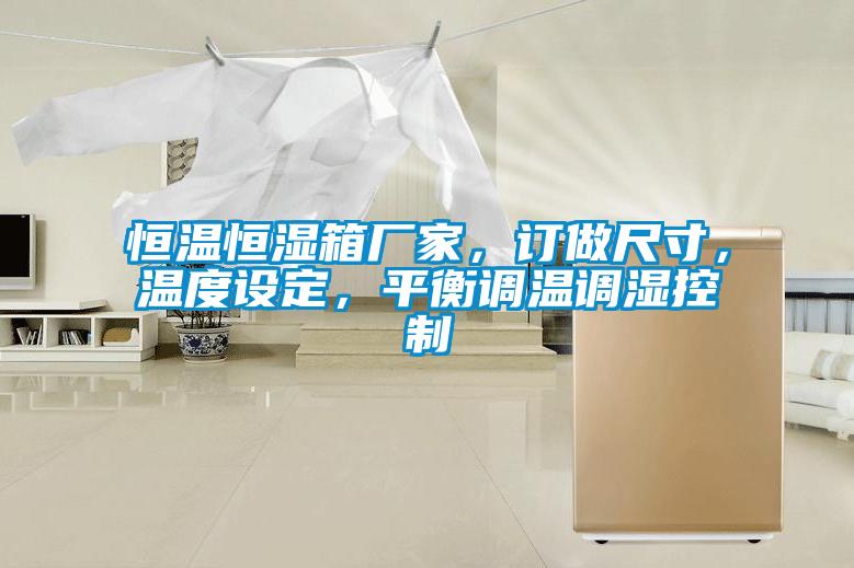 恒溫恒濕箱廠家，訂做尺寸，溫度設定，平衡調溫調濕控制