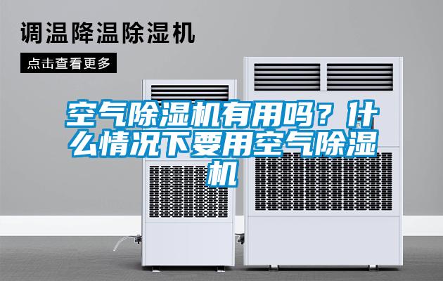 空氣除濕機有用嗎？什么情況下要用空氣除濕機