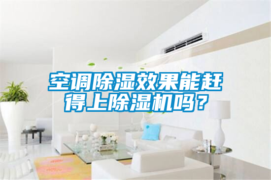 空調除濕效果能趕得上除濕機嗎？