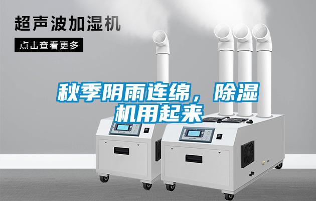 秋季陰雨連綿，除濕機用起來