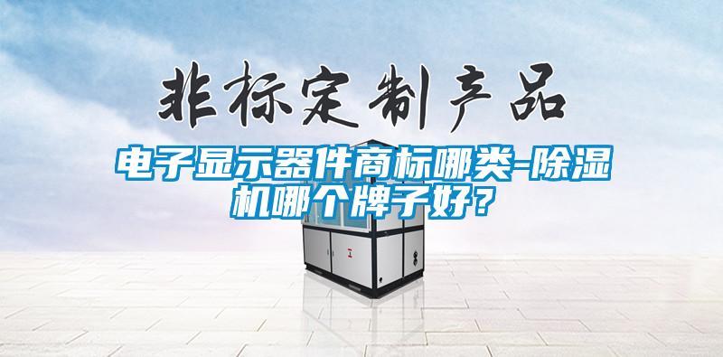 電子顯示器件商標哪類-除濕機哪個牌子好？