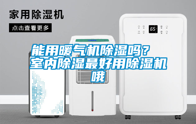 能用暖氣機除濕嗎？ 室內除濕最好用除濕機哦