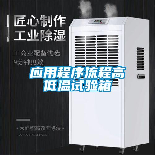 應用程序流程高低溫試驗箱
