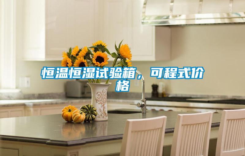 恒溫恒濕試驗箱，可程式價格