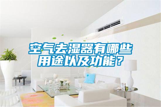 空氣去濕器有哪些用途以及功能？