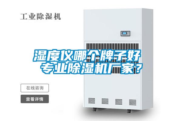 濕度儀哪個牌子好 專業除濕機廠家？