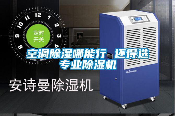 空調除濕哪能行 還得選專業除濕機
