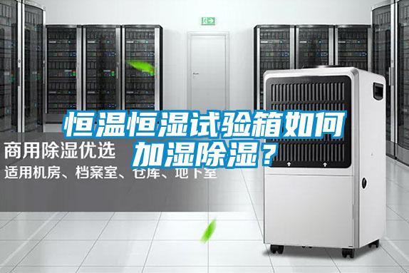 恒溫恒濕試驗箱如何加濕除濕？