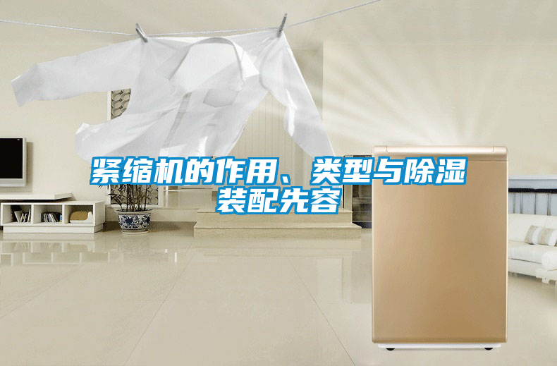 緊縮機的作用、類型與除濕裝配先容