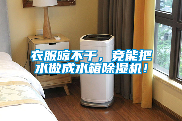 衣服晾不干，竟能把水做成水箱除濕機！
