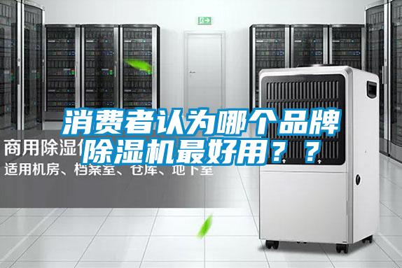消費者認為哪個品牌除濕機最好用？？