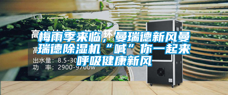 梅雨季來臨，曼瑞德新風曼瑞德除濕機“喊”你一起來呼吸健康新風