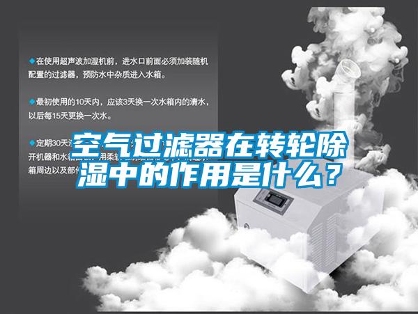 空氣過濾器在轉輪除濕中的作用是什么？
