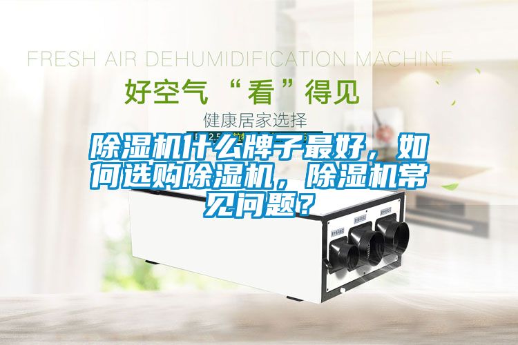 除濕機什么牌子最好，如何選購除濕機，除濕機常見問題？