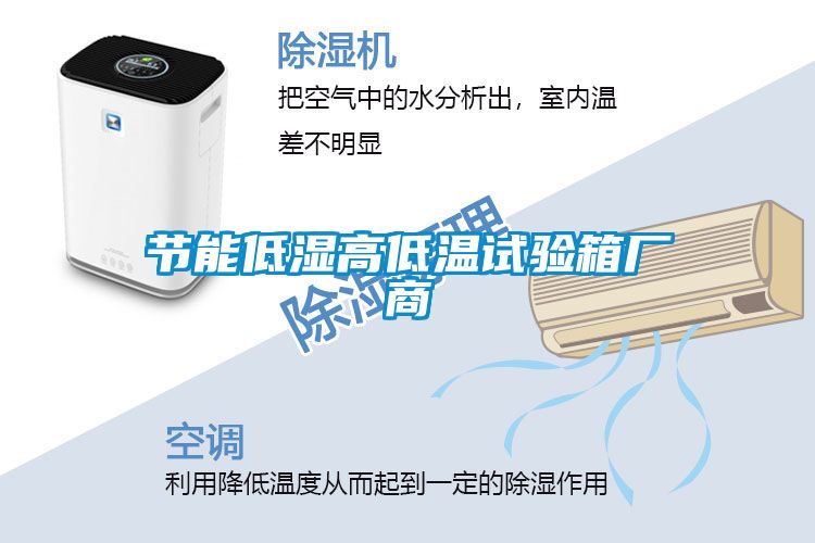 節能低濕高低溫試驗箱廠商
