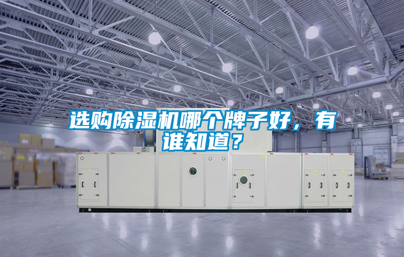 選購除濕機哪個牌子好，有誰知道？