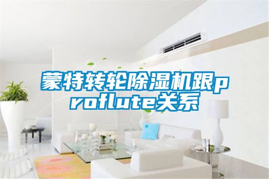 蒙特轉輪除濕機跟proflute關系