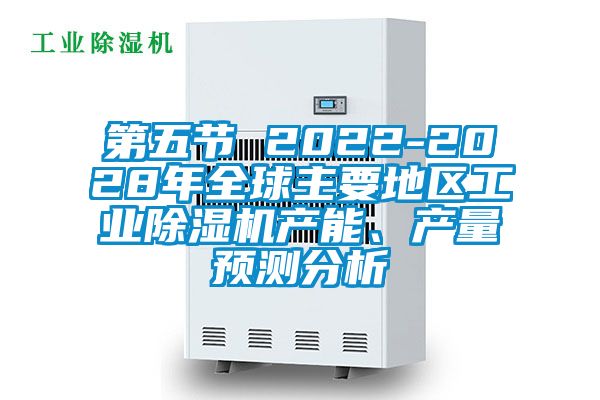第五節 2022-2028年全球主要地區工業除濕機產能、產量預測分析