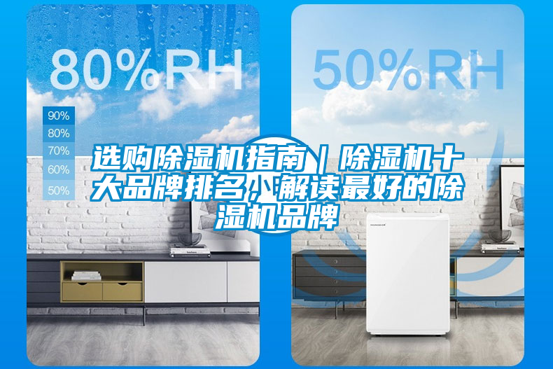 選購除濕機指南｜除濕機十大品牌排名，解讀最好的除濕機品牌