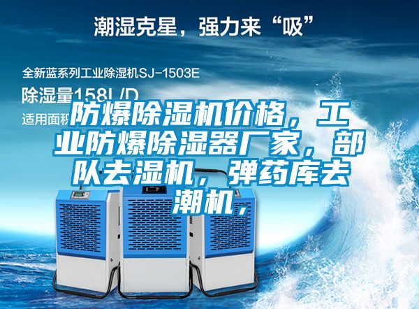 防爆除濕機價格，工業防爆除濕器廠家，部隊去濕機，彈藥庫去潮機，