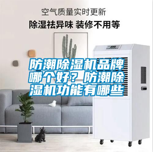 防潮除濕機品牌哪個好？防潮除濕機功能有哪些